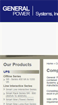 Mobile Screenshot of generalpowersystems.com